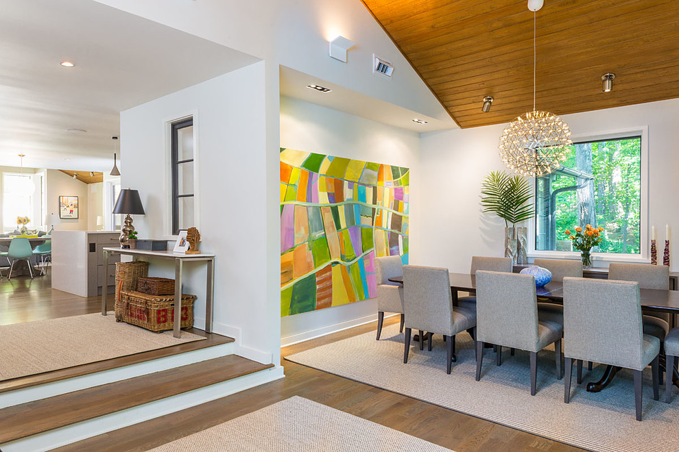 Design ideas for a medium sized contemporary dining room in Atlanta.