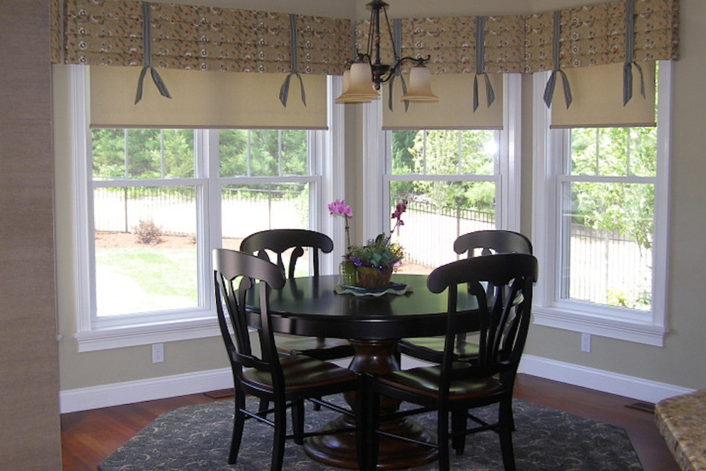 This is an example of a traditional dining room in Providence.