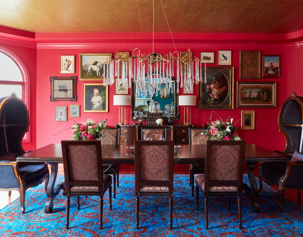 Elegant dining room photo in Chicago
