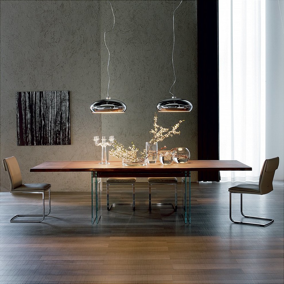Photo of a contemporary dining room in Surrey.