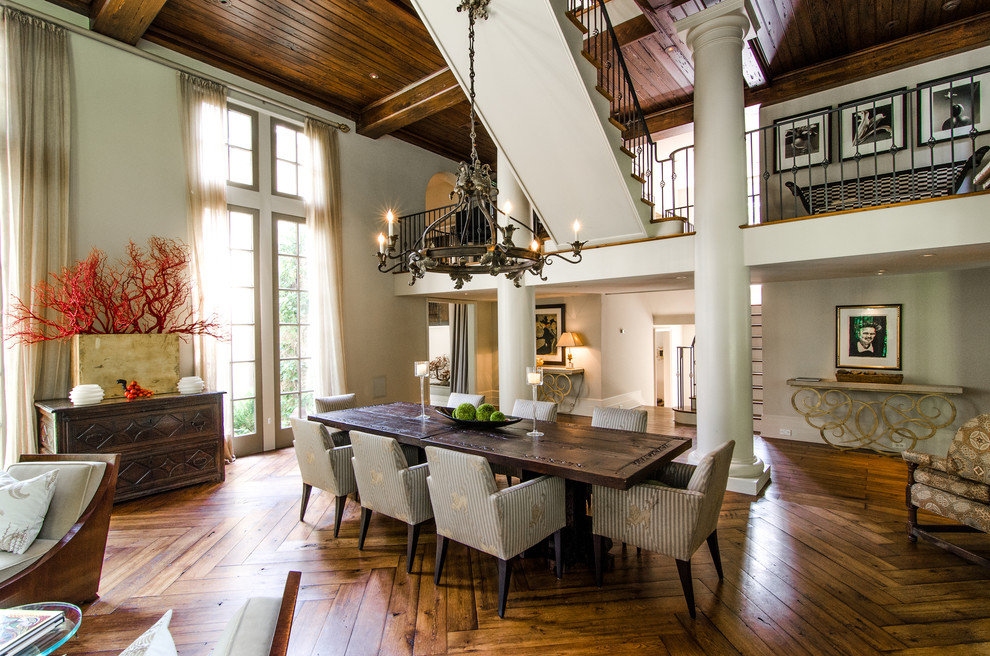 Design ideas for a classic open plan dining room in Atlanta.