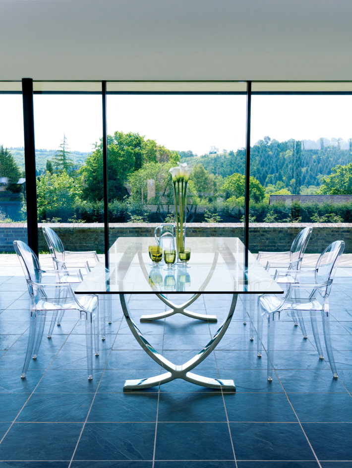 Photo of a modern dining room in Essex.