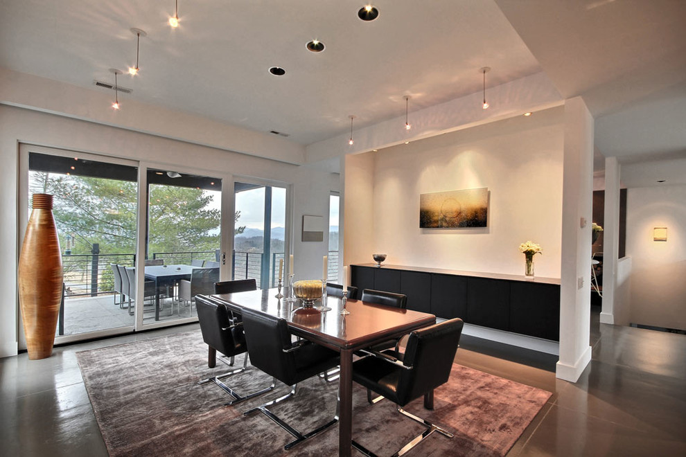 Dogwood on Smokerise Mtn Modern Dining Room Atlanta by