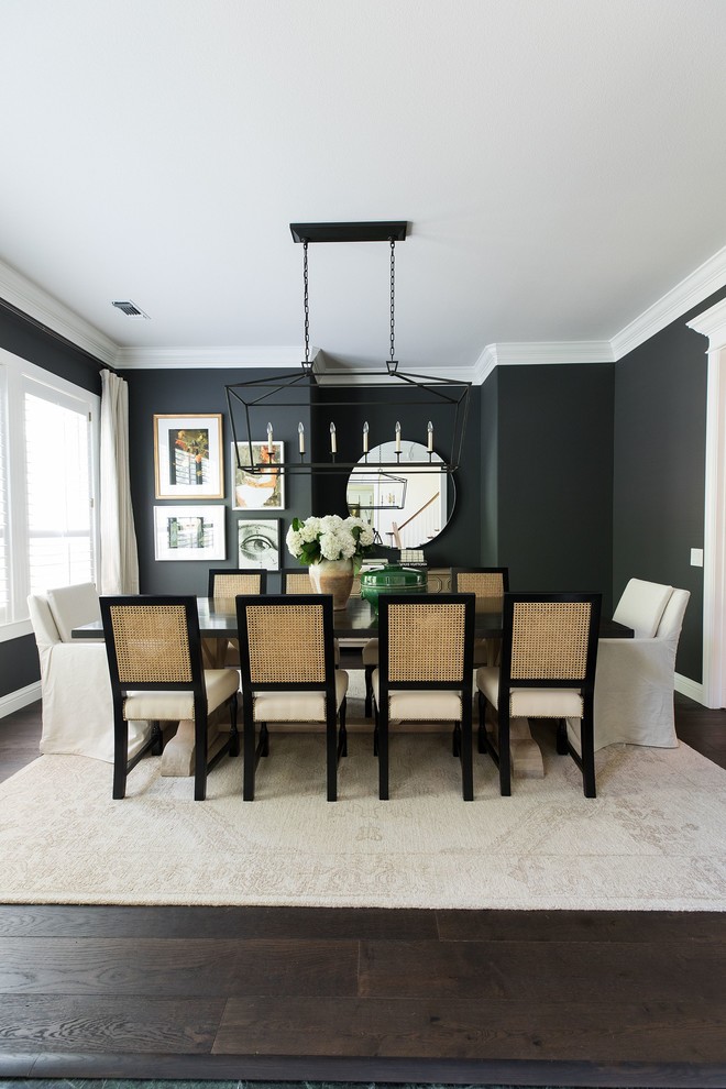 Inspiration for a transitional dining room remodel in Sacramento