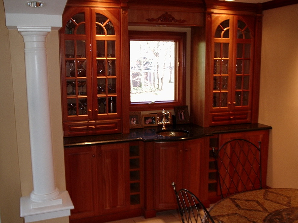 Enclosed dining room - enclosed dining room idea in Atlanta with beige walls