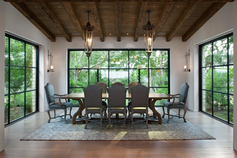 Inspiration for a dining room remodel in Houston