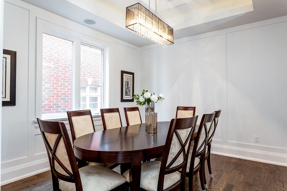Inspiration for a transitional dining room remodel in Toronto