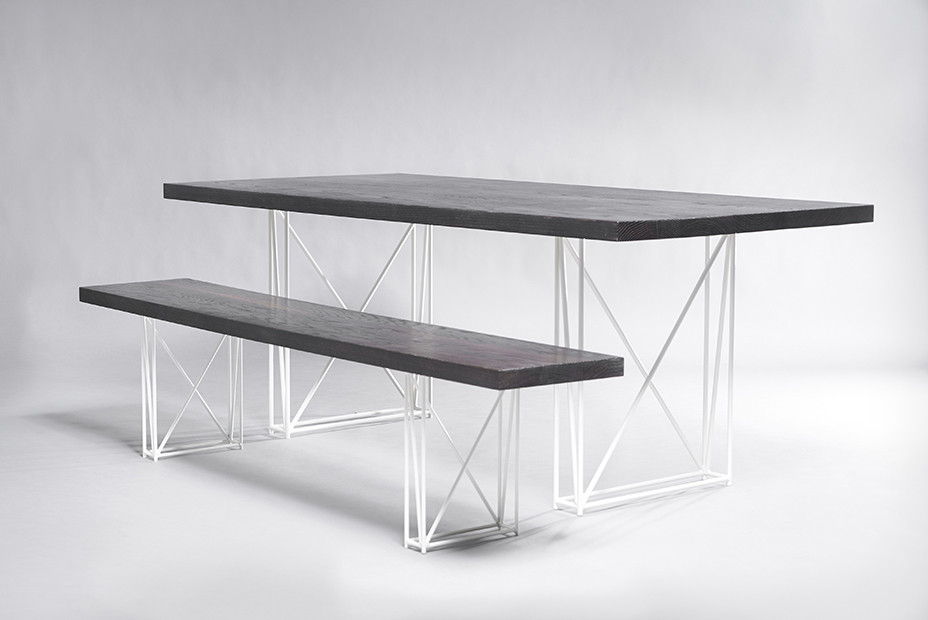 Пример оригинального дизайна: столовая в стиле модернизм