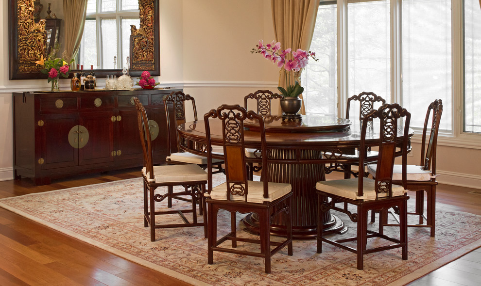 Modern Asian Inspired Dining Room Furniture for Simple Design