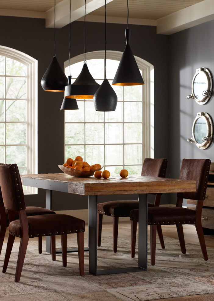 Urban dining room photo in Jackson