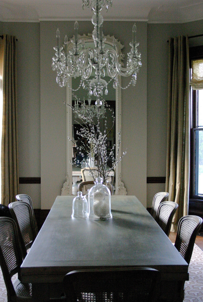 Eclectic dining room photo in Chicago