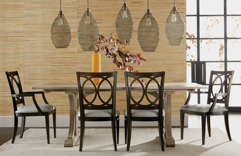 Inspiration for a contemporary dining room in Detroit.