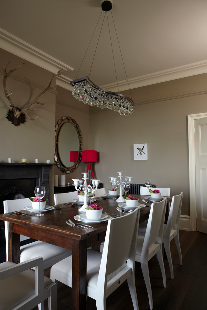 Scandi dining room in Oxfordshire.