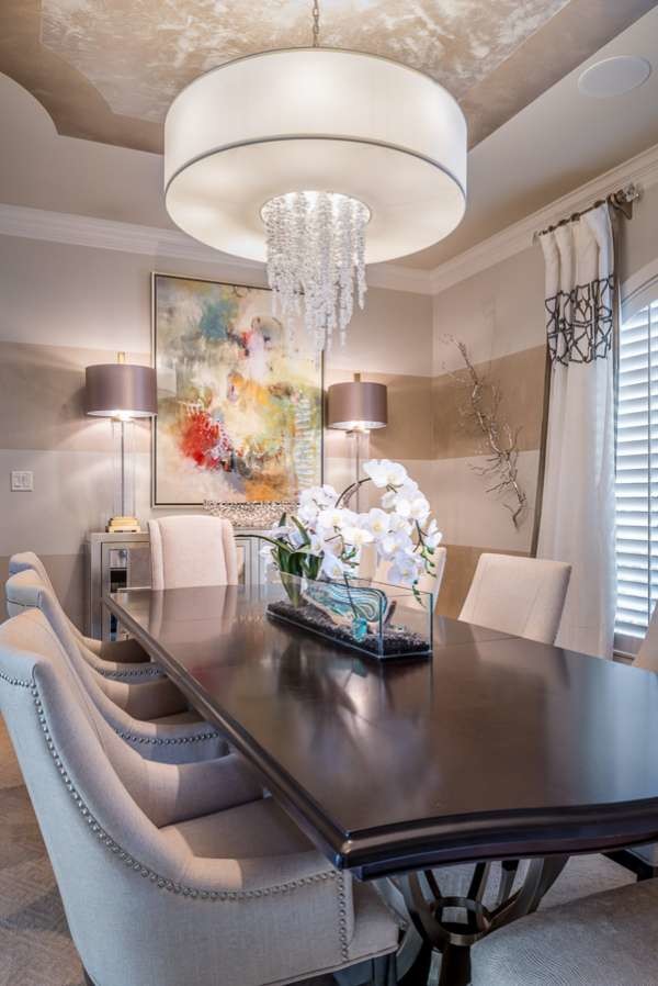 Inspiration for a transitional dining room remodel in Houston