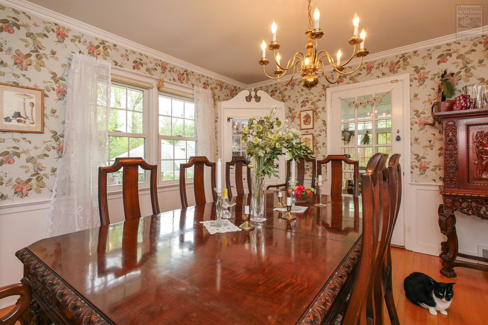 Elegant DIning Room with New Windows - Renewal by Andersen NJ - Dining ...