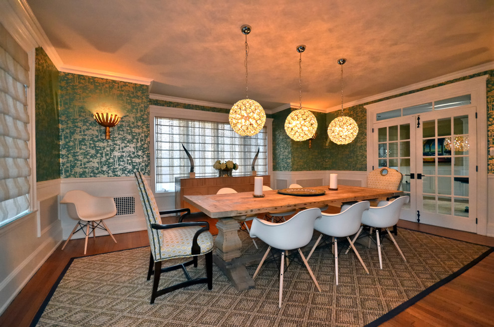 Eclectic dining room photo in Philadelphia