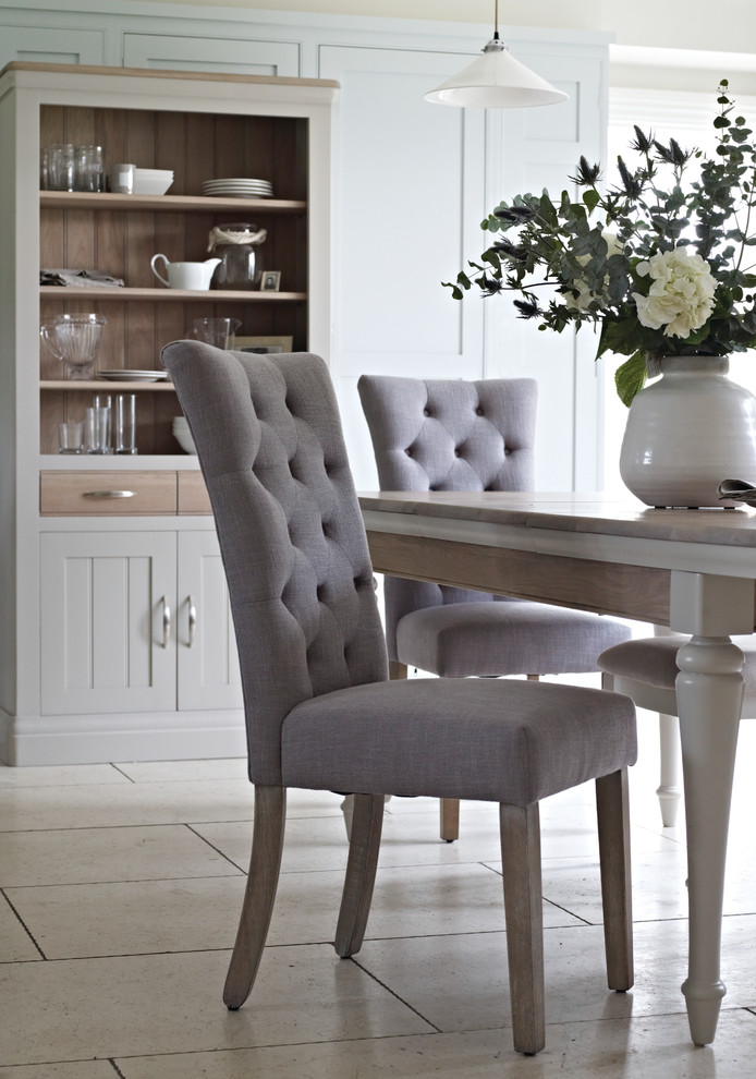 Design ideas for a traditional dining room in Devon.