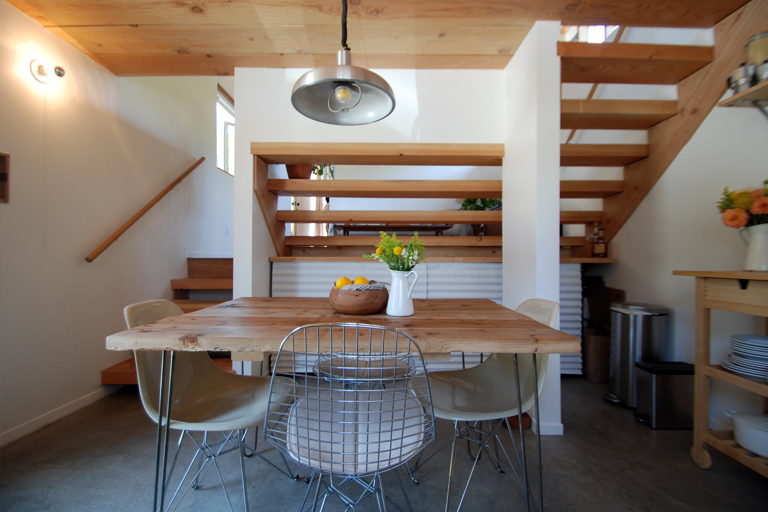75 Concrete Floor and White Floor Dining Room Ideas You'll Love - November,  2022 | Houzz