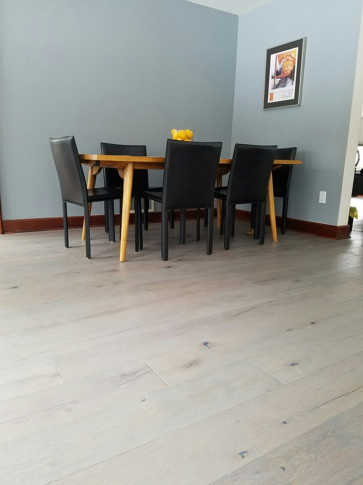Engineered Hardwood Flooring Modern Dining Room Bridgeport by