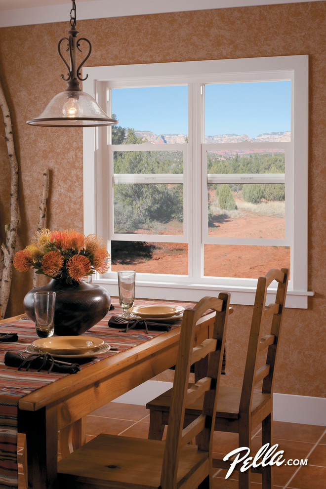 Inspiration for a contemporary dining room remodel in Cedar Rapids