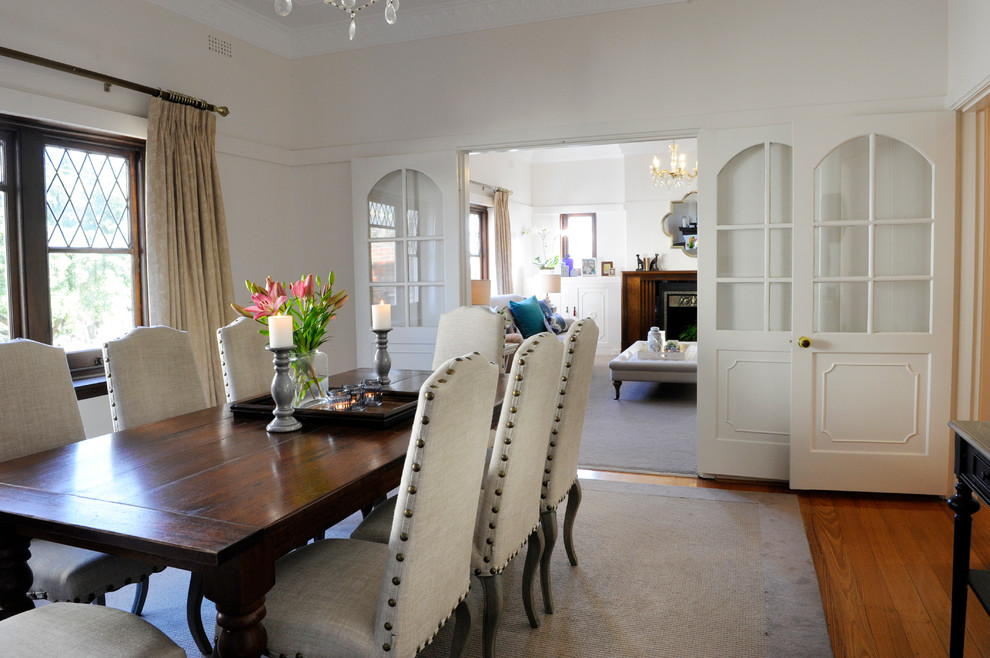 Design ideas for a victorian dining room in Sydney.