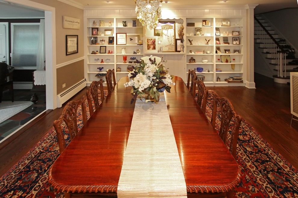 Ethnic Dining Room Transitional Dining Room New York by Remya