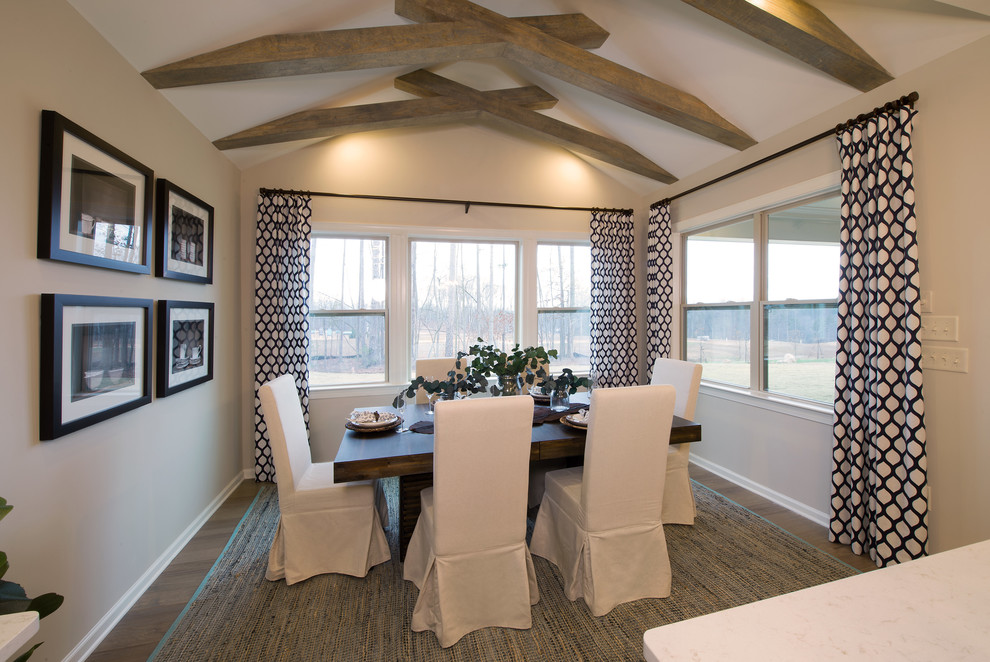Everett Model at Killian's Pointe Transitional Dining Room Charlotte by Shea Homes