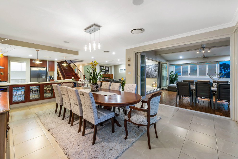 Everton Park Transitional Dining Room Brisbane by YKDesigns Houzz