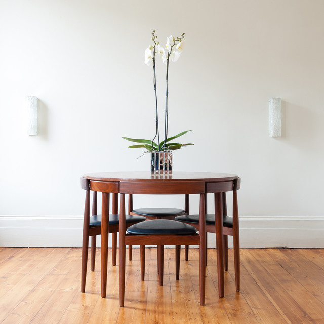 Extending Dining Table With Four Chairs By Hans Olsen For Frem Rojle I For Sale Midcentury Dining Room Berlin By User Houzz Ie