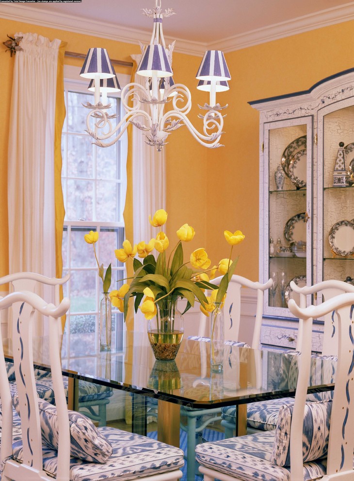Dining room - eclectic dining room idea in DC Metro
