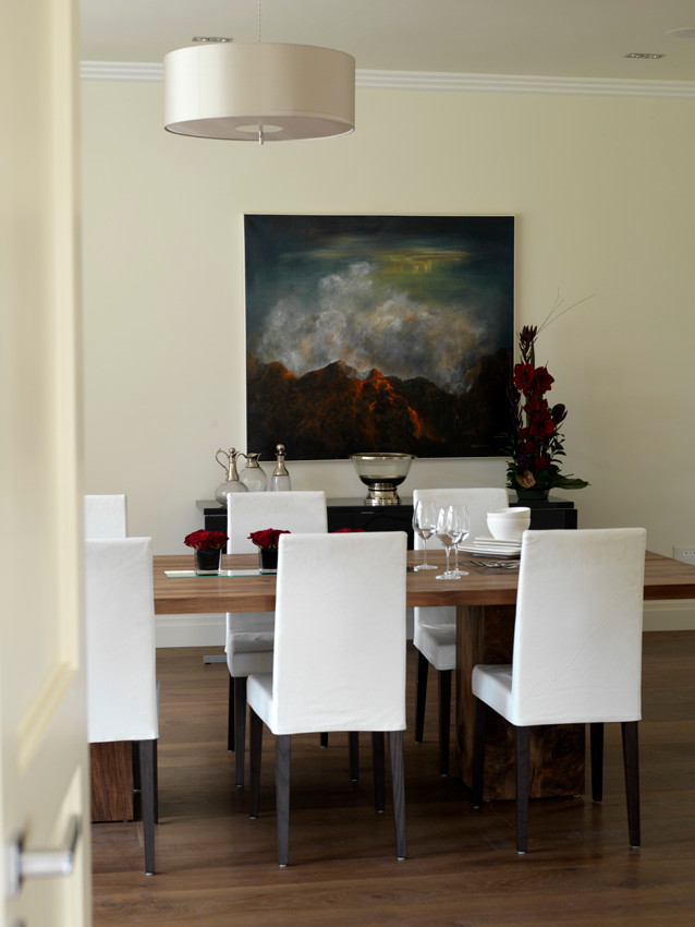 Inspiration for a modern dining room in Dublin.