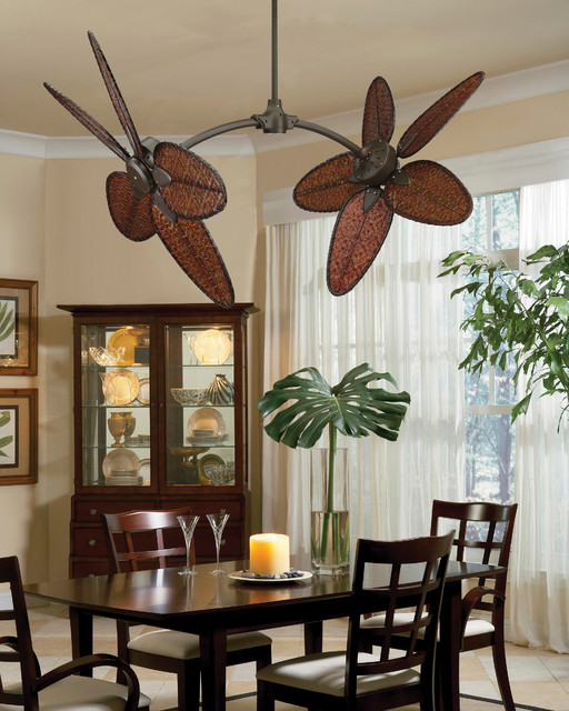 Fanimation Ceiling Fans 2 Tropical, Ceiling Fans For Dining Room Table