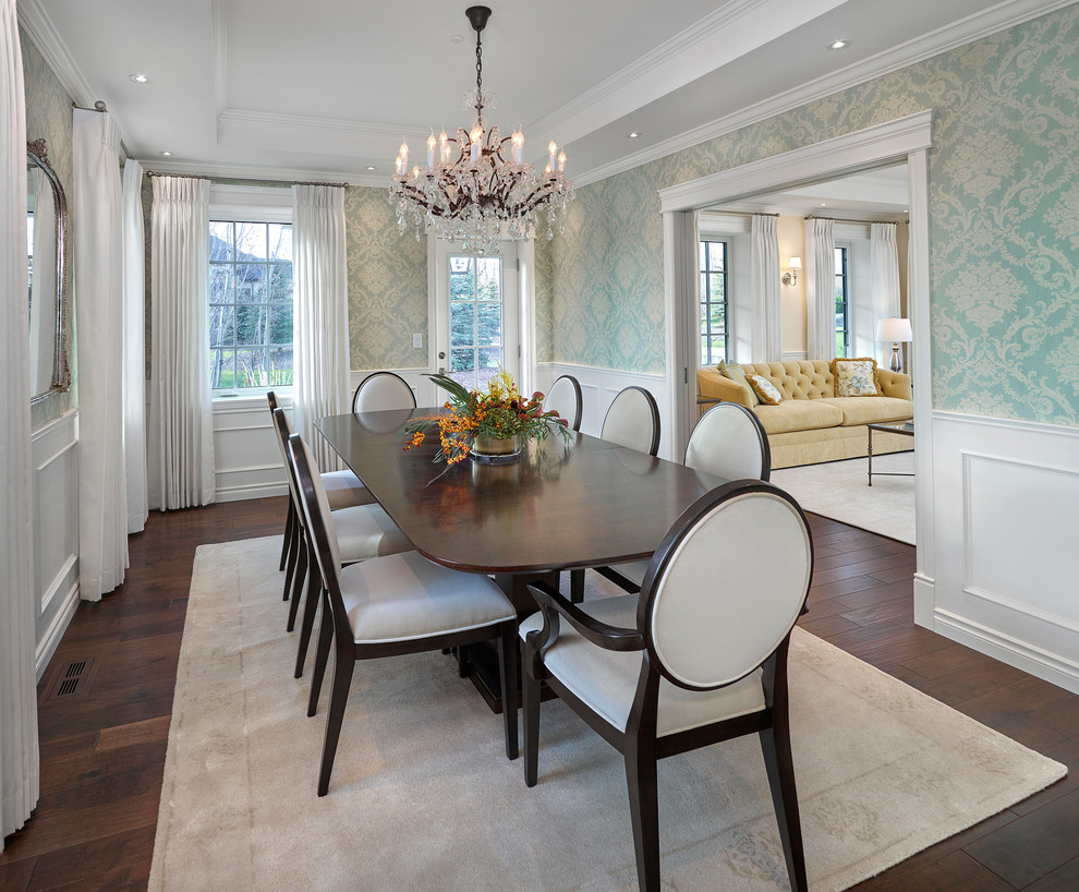 Federal Style Residence Traditional Dining Room Edmonton by