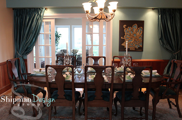 Trendy dining room photo in Wilmington