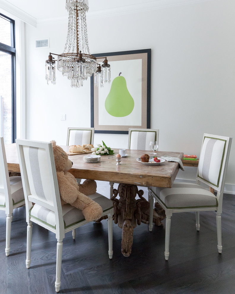 Dining room - transitional dining room idea in Philadelphia