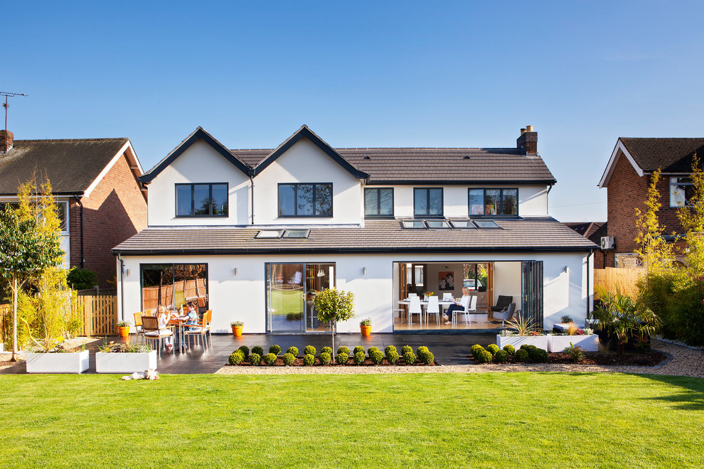 Firs Road Edwalton Rear View Contemporary Dining Room Other by