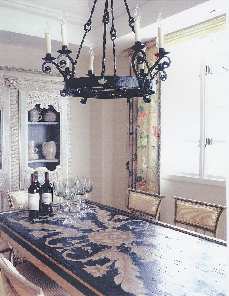This is an example of a farmhouse dining room in Atlanta.