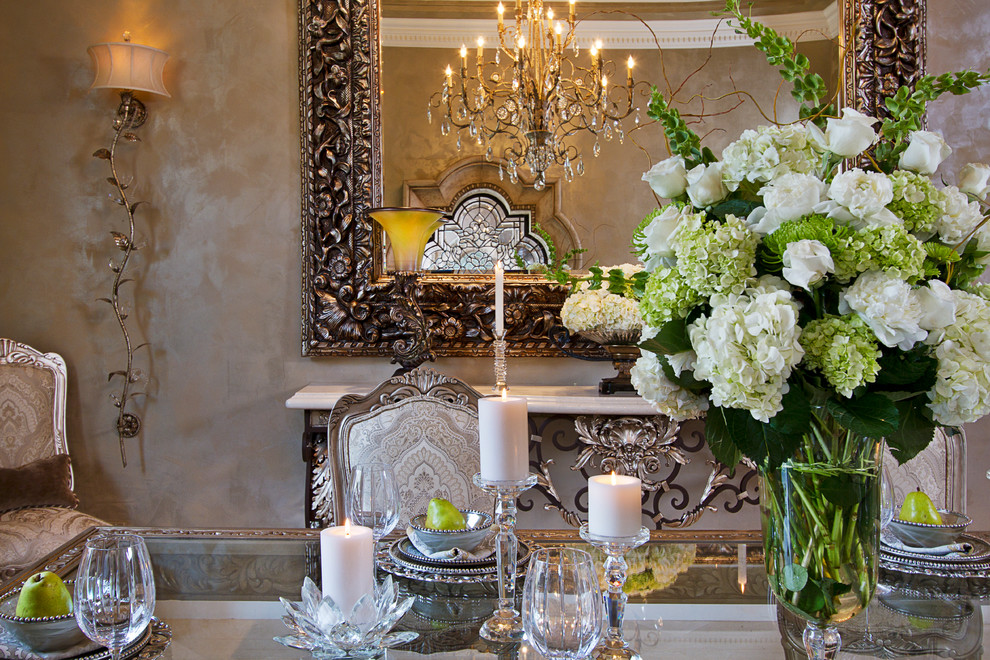 Foothills Luxury Dining Room Traditional Dining Room Phoenix by