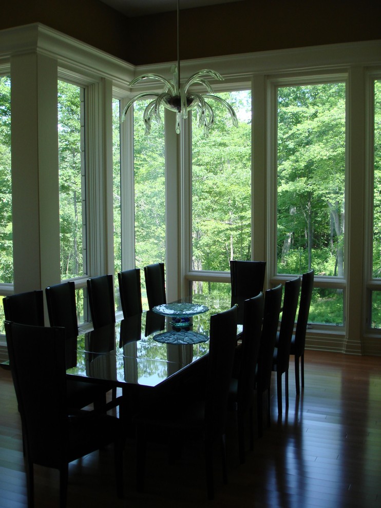 Formal Dining Modern Dining Room Detroit by D'Anna Associates