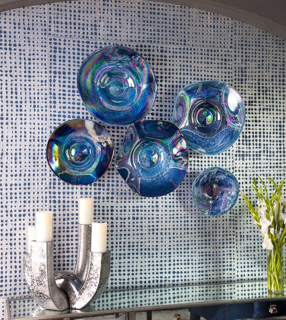 Blown Glass Wall Plates Glass Designs