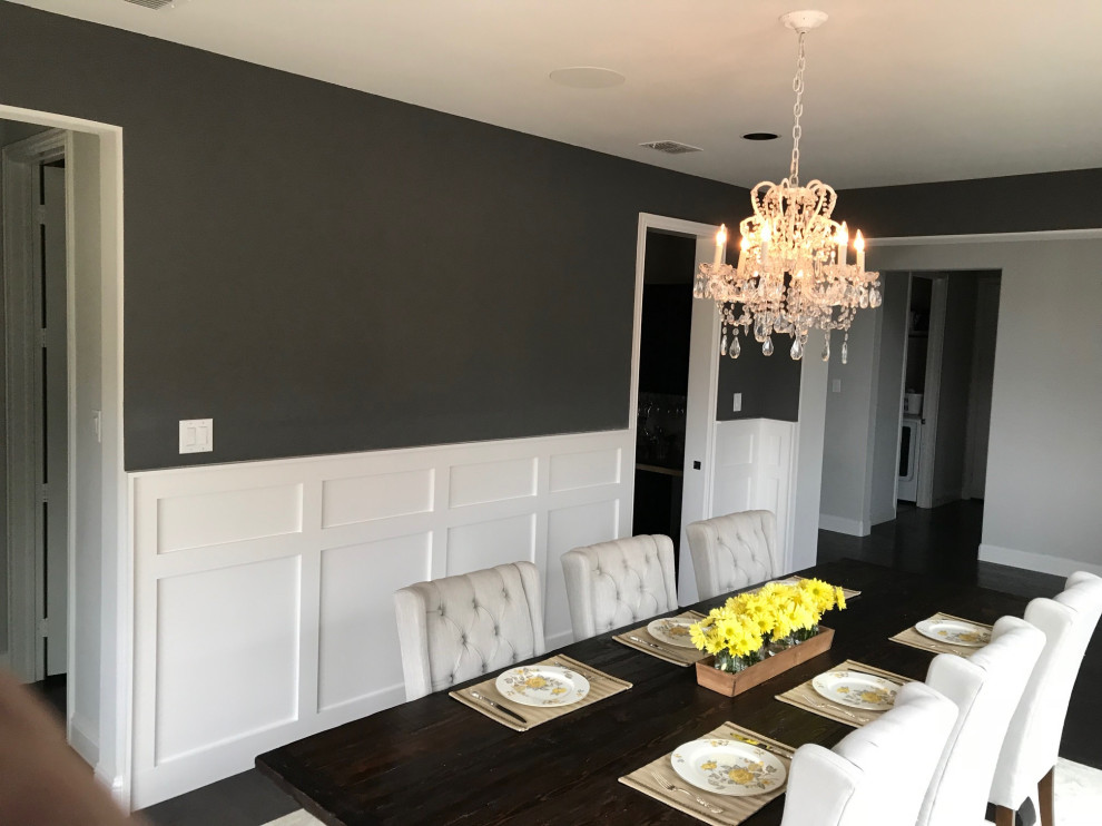 Formal Dining Room Wainscot Traditional Dining Room Dallas by