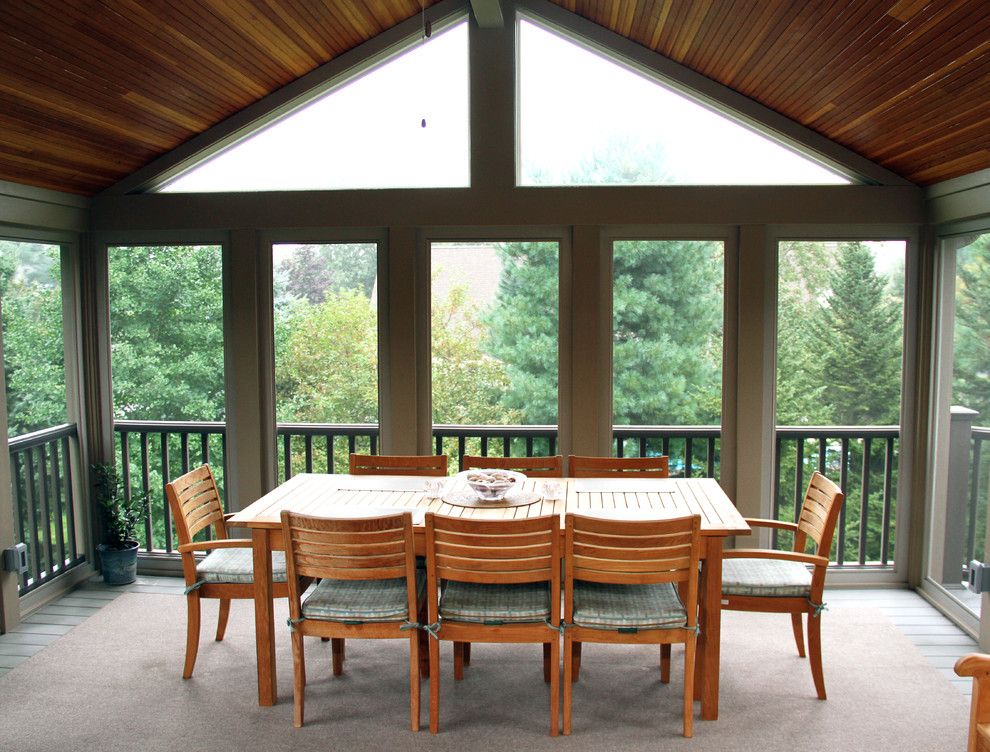 Four Season Dining Addition Traditional Dining Room Boston by