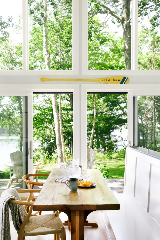 Freeport Tiny House Contemporary Dining Room Portland Maine by