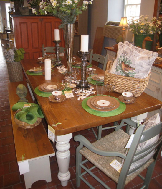 country farm table and chairs