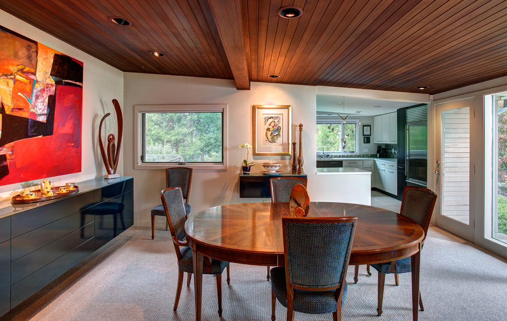 Contemporary dining room in Baltimore.