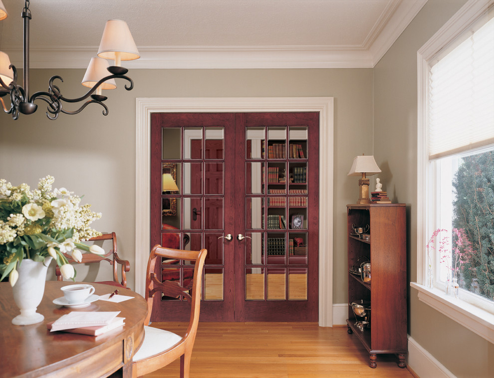 Glass Doors Traditional Dining Room Chicago by HomeStory Doors