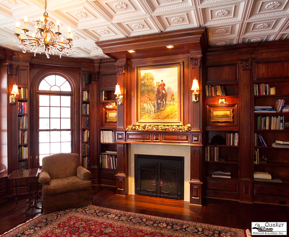 Golden Oak Traditional Dining Room New York by Quaker Millwork