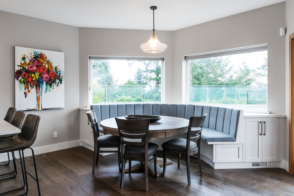 Gordon Head Oceanview Home Transitional Dining Room Vancouver