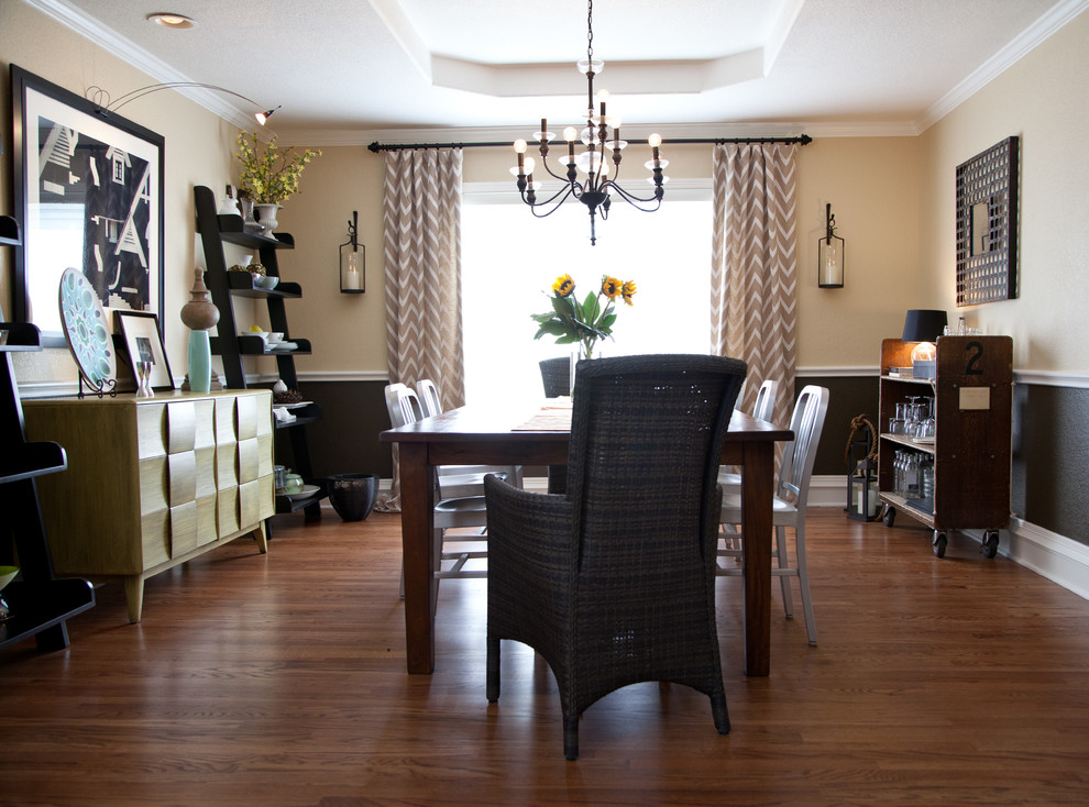 Example of a classic dining room design in Denver