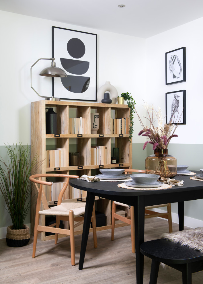 Photo of a scandi dining room in London.